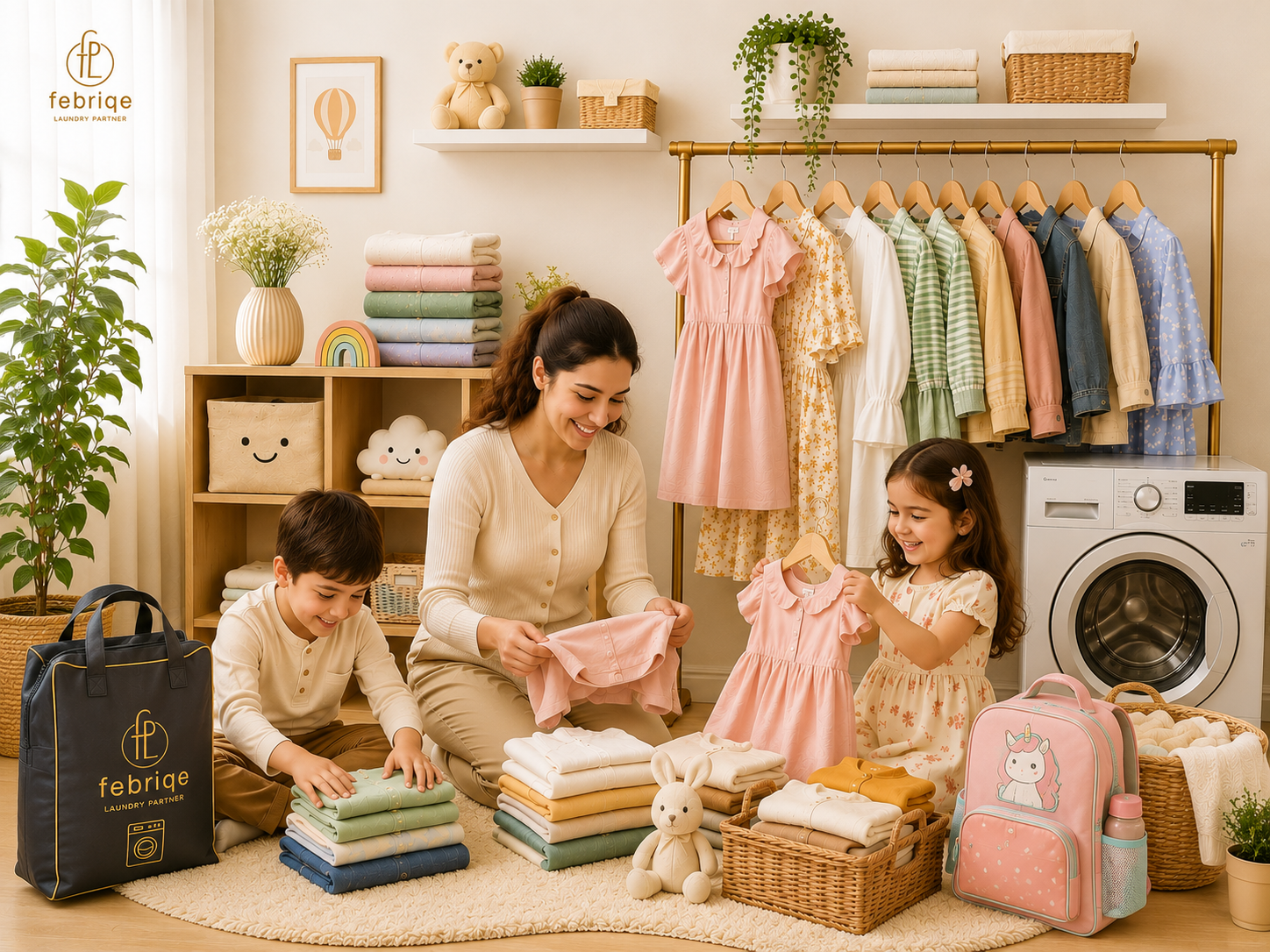 Hygienic children's clothes washing service in Sikar