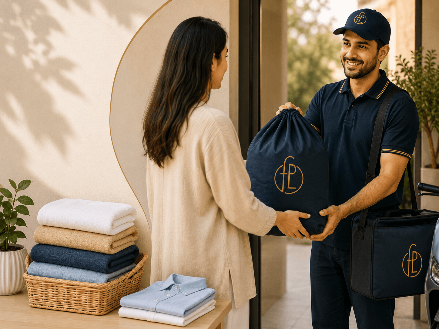 Express pickup and doorstep delivery laundry in Sikar